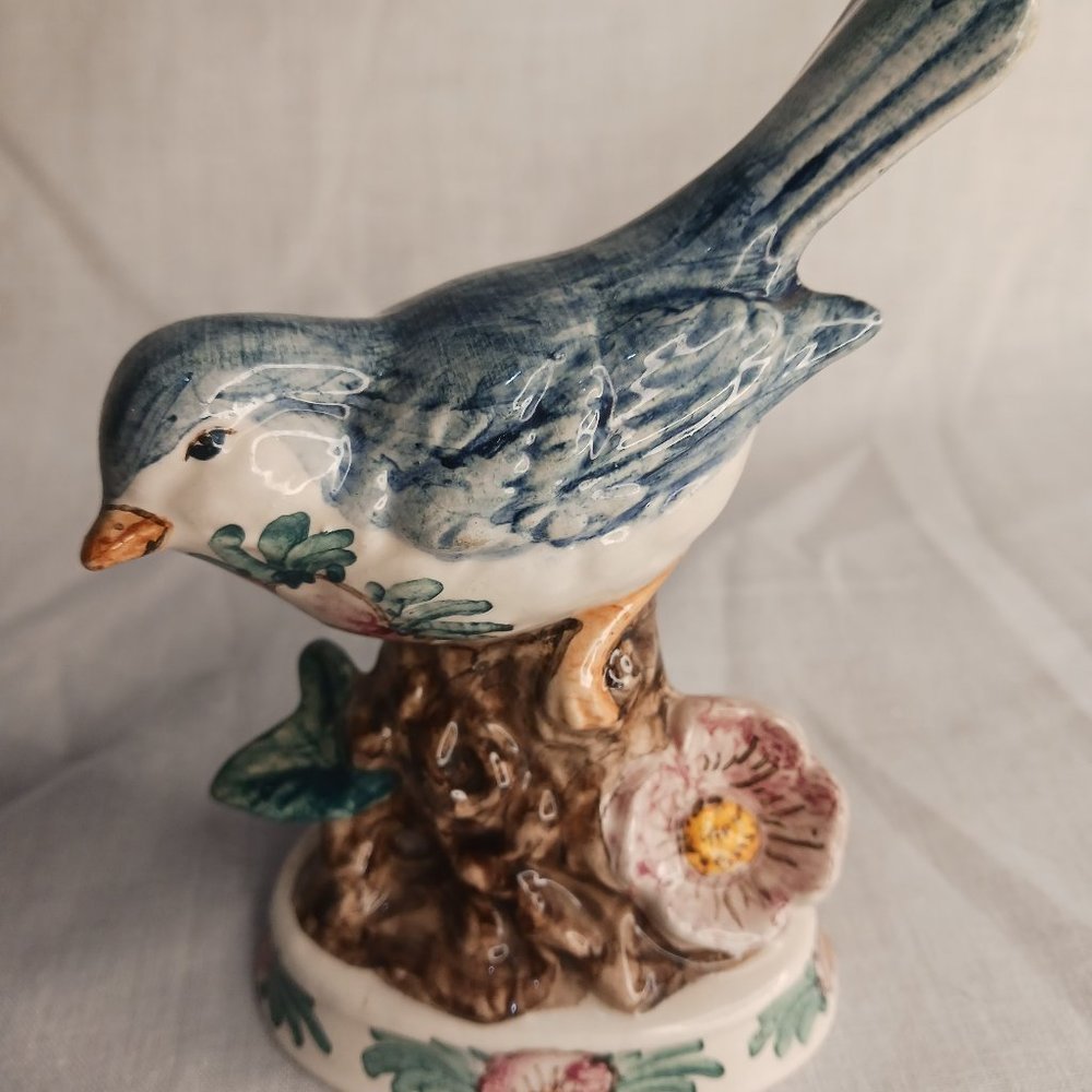 pottery ,ceramic bird figurine